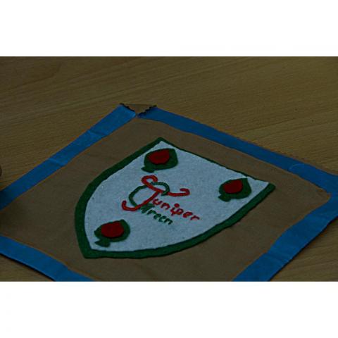 Juniper Green Primary School badge complete
