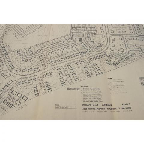 Black and white diagram of phase 3 of Baberton Mains