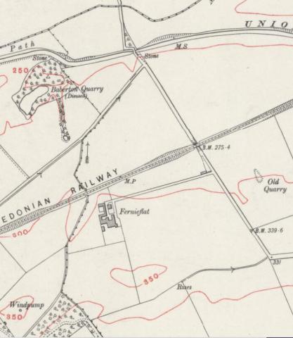 1923 map of Fernieflat