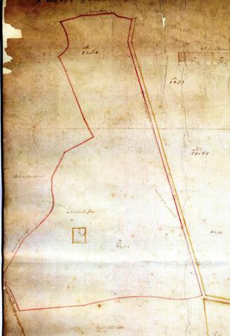 1755 Plan of Wester Hailes showing Fernieflat