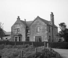 Black and white picture of Fernieflat Farmhouse