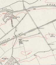 1923 map of Fernieflat
